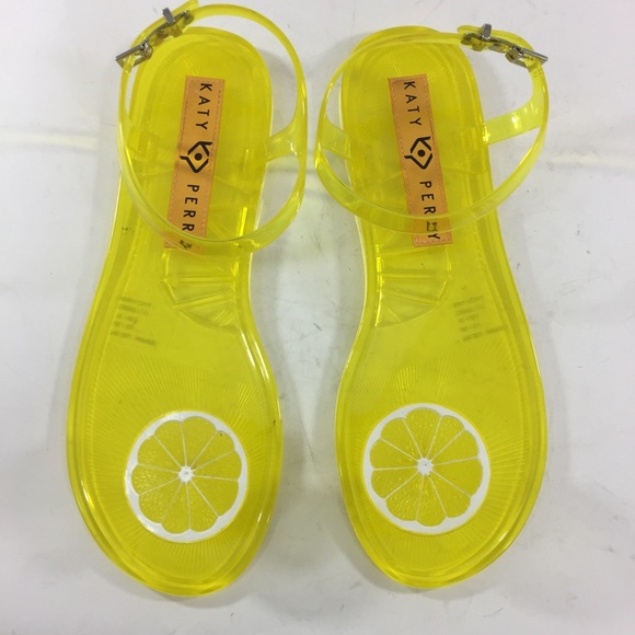 katy perry lemon jelly sandals